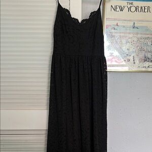 Elegant Black Lace Dress